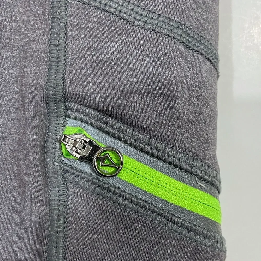 LuLuLemon Ivivva Grey Cropped Activewear Leggings